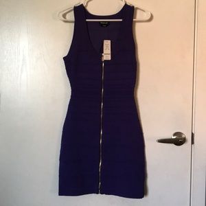Bebe purple dress.